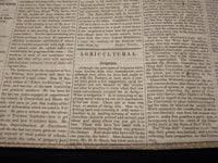 1849-1850 THE SEMI-WEEKLY EAGLE NEWSPAPERS LOT OF 19 - BRATTLEBORO VT- NP 3878D