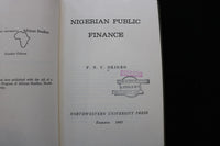 1965 NIGERIAN PUBLIC FINANCE HARDCOVER BOOK BY P.N.C. OKIGBO - KD 9748