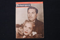 1947 OCT 11 PICTUREGOER MAGAZINE - LIZABETH SCOTT & JOHN HODIAK COVER - E 25977