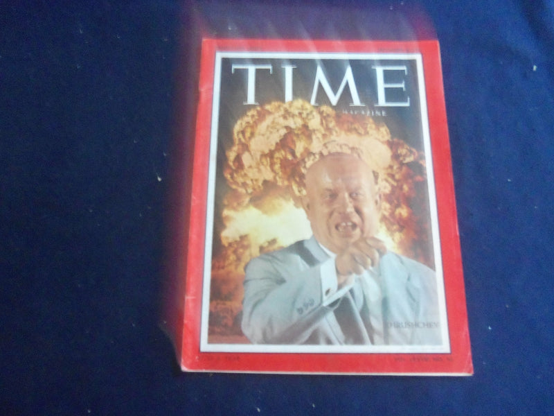 1961 SEPTEMBER 8 TIME MAGAZINE - NIKITA KHRUSHCHEV COVER - T 3566