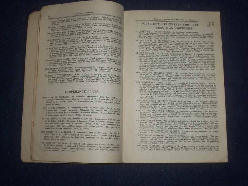 1914-1915 THE ELDRIDGE ENTERTAINMENT HOUSE CATALOG - FRANKLIN, OHIO - J 6454
