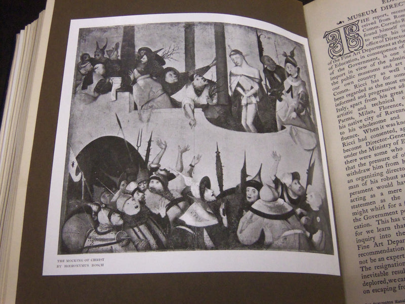 1910 APRIL-SEPTEMBER THE BURLINGTON MAGAZINE BOUND VOLUME NO. 17 - R 711