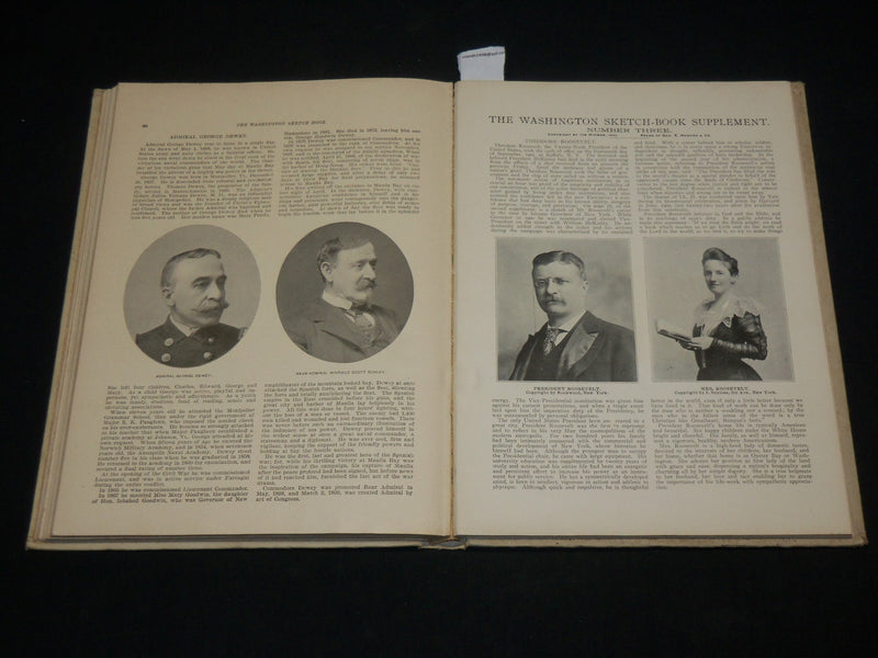 1895 THE WASHINGTON SKETCH BOOK BY IDA HINMAN - GREAT PHOTOS - I 1989