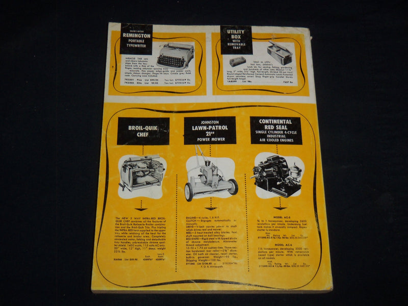 1952 SUMMER S AND M COMPANY DEALER CATALOG NO. 511 - J 8495D