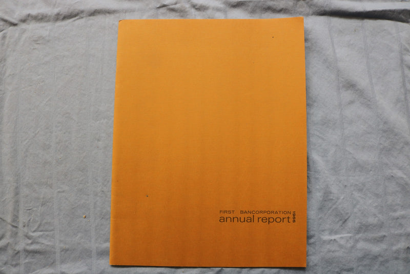 1966-1969 FIRST BANCORPORATION ANNUAL REPORTS - LOT OF 3 - K 3210