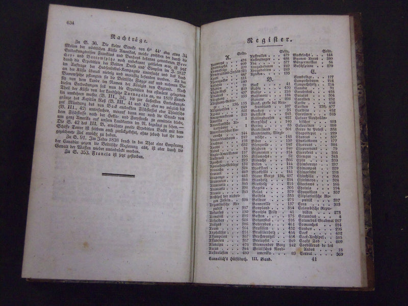 1838 HULFSBUCH BEIM UNTERRICHTE IN DER GEOGRAPHIE BY SANNABICH VOL #3 - KD 3674