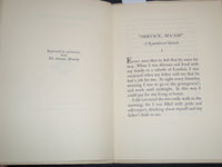 1941 SERVICE, MA'AM A REMEMBERED EPISODE BOOK BY GEORGE CORNELL - J 9212
