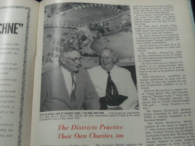 1956 EMPIRE STATE MASON BOOK - 175TH ANNIVERSARY ISSUE - GRAND LODGE - KD 2265