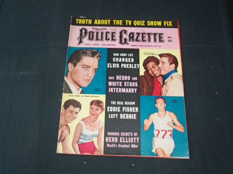 1958 DECEMBER THE NATIONAL POLICE GAZETTE MAGAZINE - ELVIS PRESLEY - B 5689