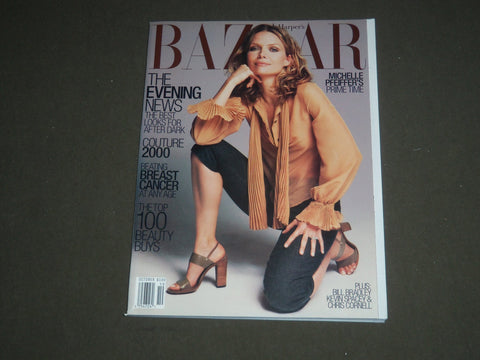1999 OCTOBER HARPER'S BAZAAR MAGAZINE - MICHELLE PFEIFFER COVER - SP 4551