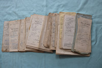1920'S-1930'S OHIO MOTOR VEHICLE SALES CERTIFICATES - LOT OF 130 - K 2548