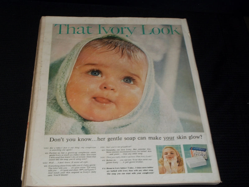 1960 JUNE MCCALL'S MAGAZINE VERY NICE FRONT COVER & FULL PAGE ADS - E 2451