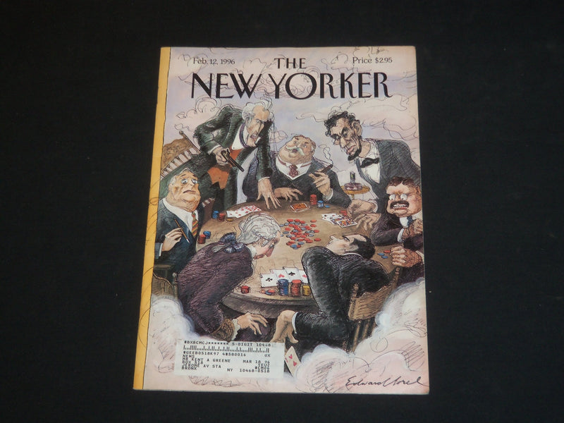 1996 FEBRUARY 12 THE NEW YORKER MAGAZINE - ILLUSTRATED COVER - NY 1790