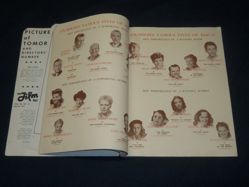1947 SEPTEMBER 10 THE FILM DAILY MAGAZINE - DIRECTORS' NUMBER - J 5545