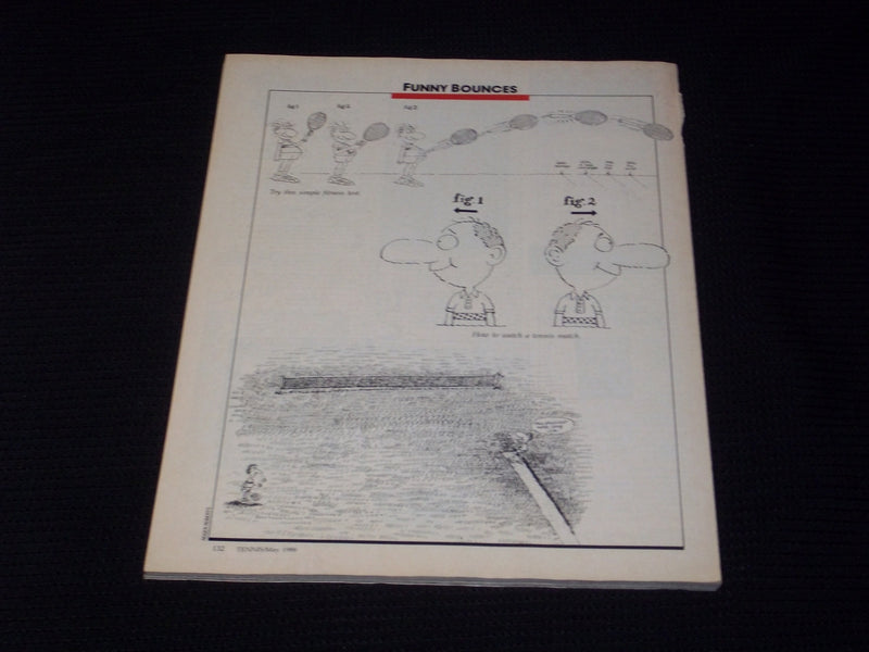 1988 MAY TENNIS MAGAZINE - JOHN MCENROE FRONT COVER - E 2204