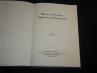 1965 HISTORICAL MANUSCRIPT DEPOSITORIES IN PENNSYLVANIA BOOK - RICHMAN - KD 6726