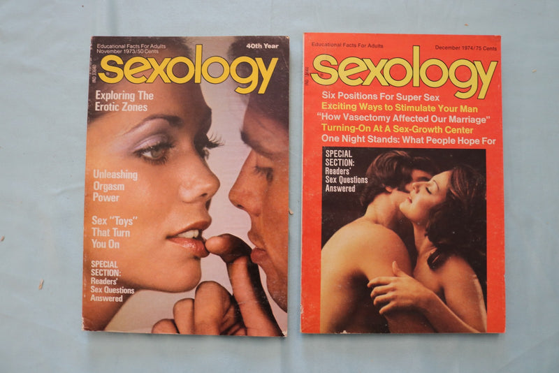1960-1974 SEXOLOGY ILLUSTRATED MAGAZINE - LOT OF 34 - O 3954