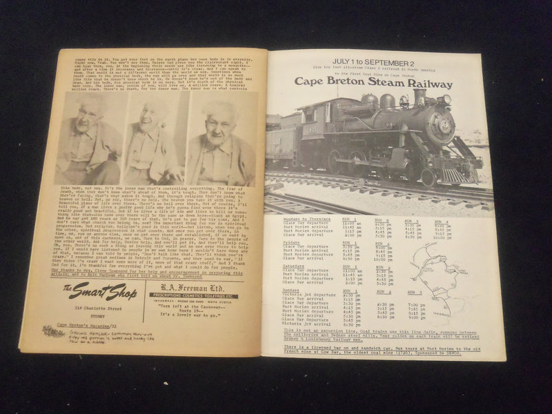 1974 JUNE CAPE BRETON'S MAGAZINE- HISTORY & FUTURE OF CAPE BRETON ISLAND- B 439T
