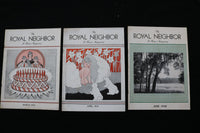 1932-1949 THE ROYAL NEIGHBOR - A HOME - MAGAZINE - LOT OF 37 - O 3709