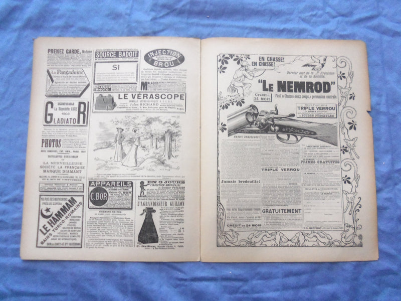 1903 JULY 25 LE SOURIRE MAGAZINE - ILLUSTRATED COMEDY - FRENCH TEXT - SP 4865U