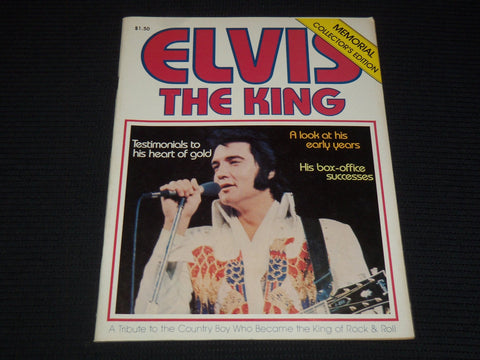 1977 ELVIS THE KING COLLECTOR'S MAGAZINE - ELVIS PRESLEY COVER - E 15449