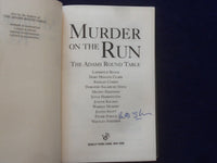 1998 MURDER ON THE RUN HARDCOVER BOOK - SIGNED BY PETER STRAUB - KD 9313