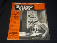 1939 AUGUST RADIO NEWS MAGAZINE - ULMER W9UG TURNER FRONT COVER - E 5194