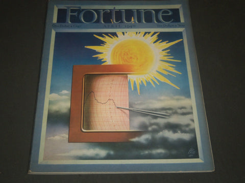 1940 APRIL FORTUNE MAGAZINE - GREAT COVER & ADS - F 101