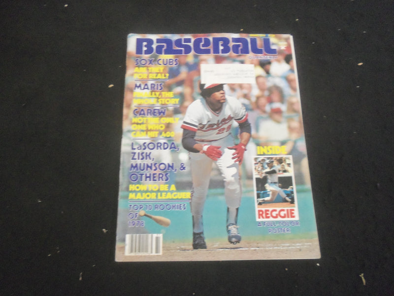 1978 SPRING BASEBALL MAGAZINE - REGGIE JACKSON POSTER - CAREW COVER - B 6348H