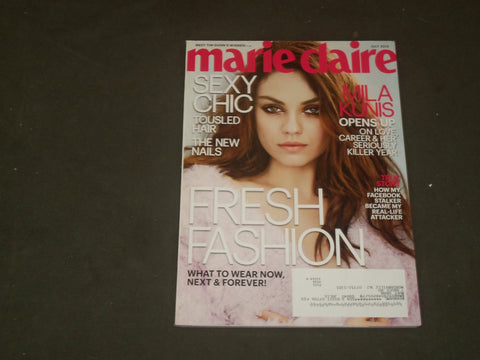 2014 JULY MARIE CLAIRE MAGAZINE - MILA KUNIS COVER - B 3369