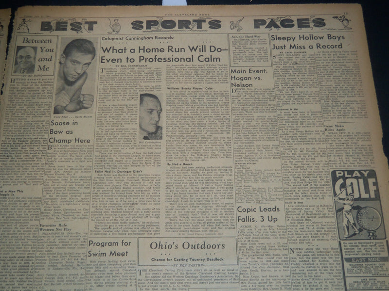 1941 JULY 11 CLEVELAND NEWS NEWSPAPER - AMERICAN BUILDERS ON SECRET JOB- NT 7459