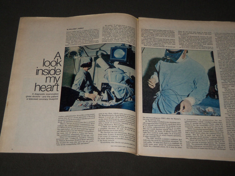 1974 NOVEMBER 17 NEW YORK NEWS MAGAZINE - DAVE MARASH COVER - J 2856