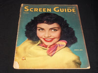 1945 JANUARY SCREEN GUIDE MAGAZINE - JENNIFER JONES NICE FRONT COVER - E 2741