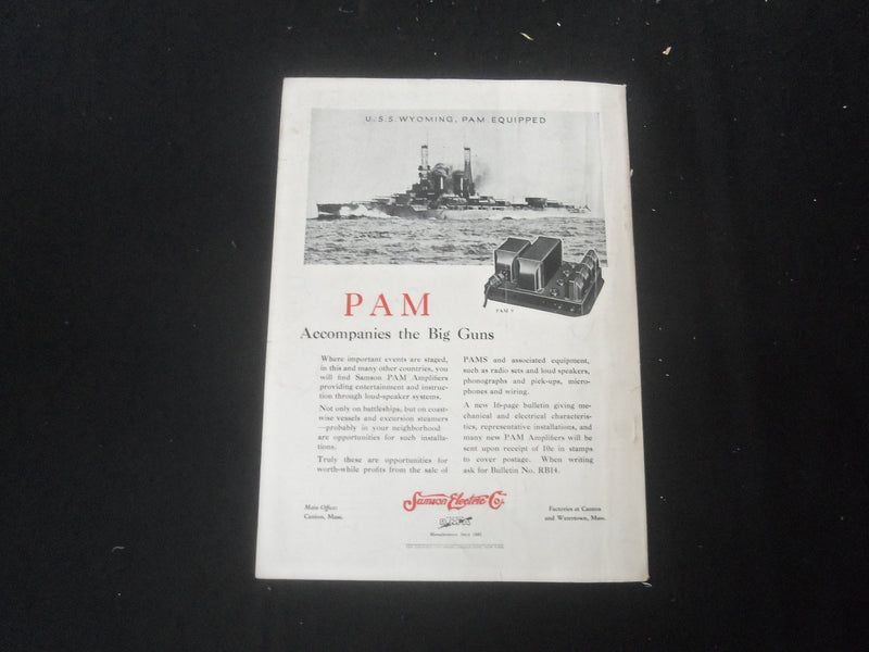 1930 JANUARY RADIO BROADCAST MAGAZINE - NICE COVER, ARTICLES & PHOTOS - B 434X
