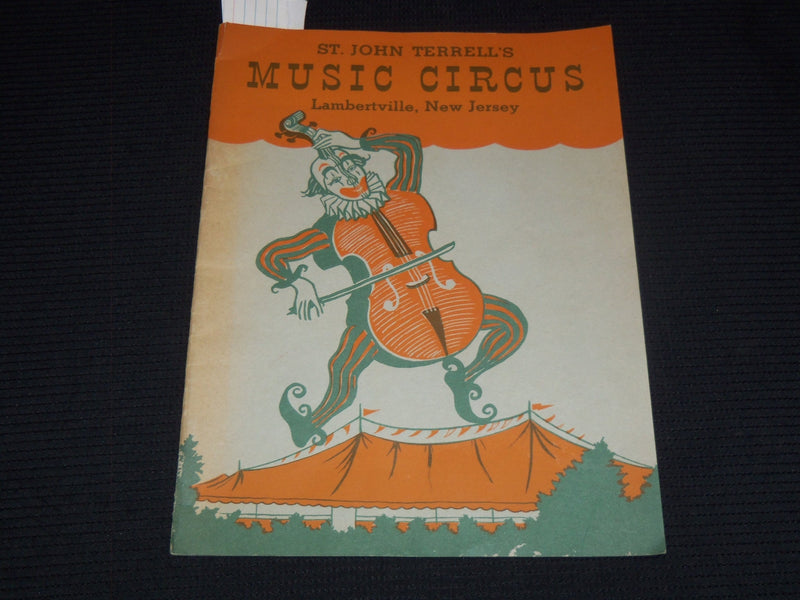 1952ST. JOHN TERRELL'S MUSIC CIRCUS BOOK - LAMBERTVILLE NEW JERSEY - J 7350