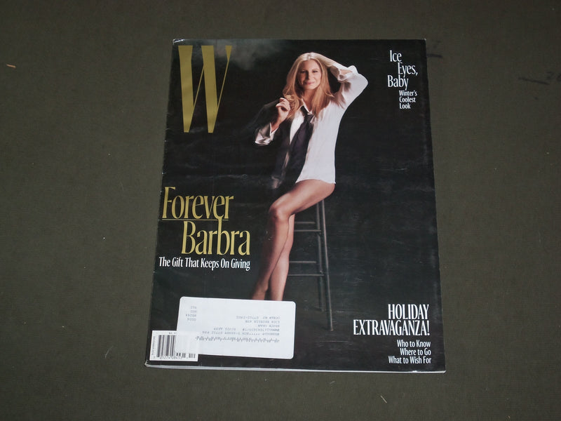 2016 DECEMBER W MAGAZINE - BARBRA STREISAND COVER - B 3524