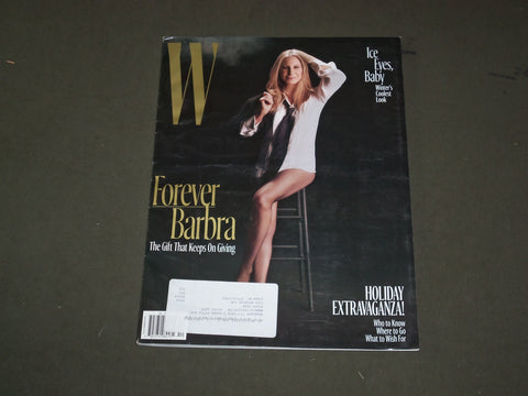 2016 DECEMBER W MAGAZINE - BARBRA STREISAND COVER - B 3524