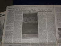 1995 AUG 14 THE NEW YORK TIMES-MICKEY MANTLE DIED- LOSES CANCER BATTLE - NP 3019