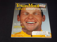 2001 JULY TEXAS MONTHLY MAGAZINE - LANCE ARMSTRONG FRONT COVER - E 7489