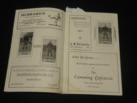 1929 G. M. TECH VS. ADRIAN COLLEGE FOOTBALL PROGRAM - NICE PHOTOS - J 5783