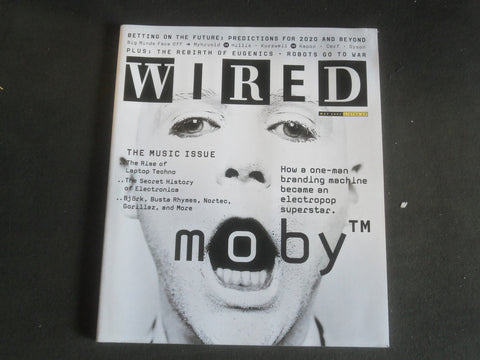 2002 MAY WIRED MAGAZINE - MOBY, THE MUSIC ISSUE COVER - B 5339Q