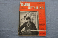 1939 DEC RADIO AND TELEVISION RETAILING MAGAZINE - ENTERTAIN COVER - ST 1766H