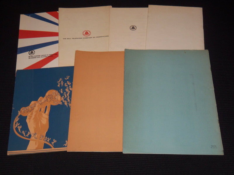 1950'S ASSORTED TELEPHONE EPHEMERA LOT OF 7 - MAGIC OF COMMUNICATION - J 8149