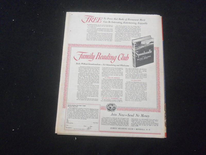 1947 DECEMBER 29 SYRACUSE HERALD AMERICAN PARADE MAGAZINE - JUNE HAVER - SP 886O