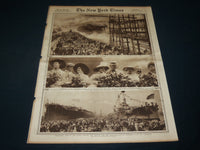 1915 JUNE 27 NEW YORK TIMES ROTO PICTURE SECTION - ARIZONA LAUNCHING - NT 8953
