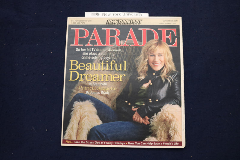 2005 DECEMBER 4 PARADE MAGAZINE - PATRICIA ARQUETTE COVER - E 18350
