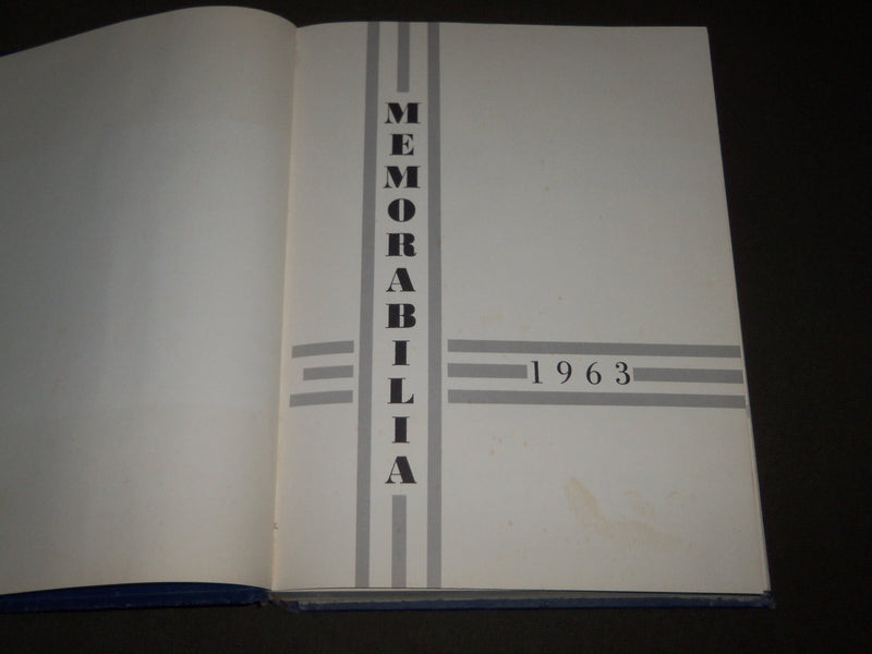 1963 MEMORABILIA NEWARK STATE COLLEGE YEARBOOK - NEW JERSEY - YB 1440