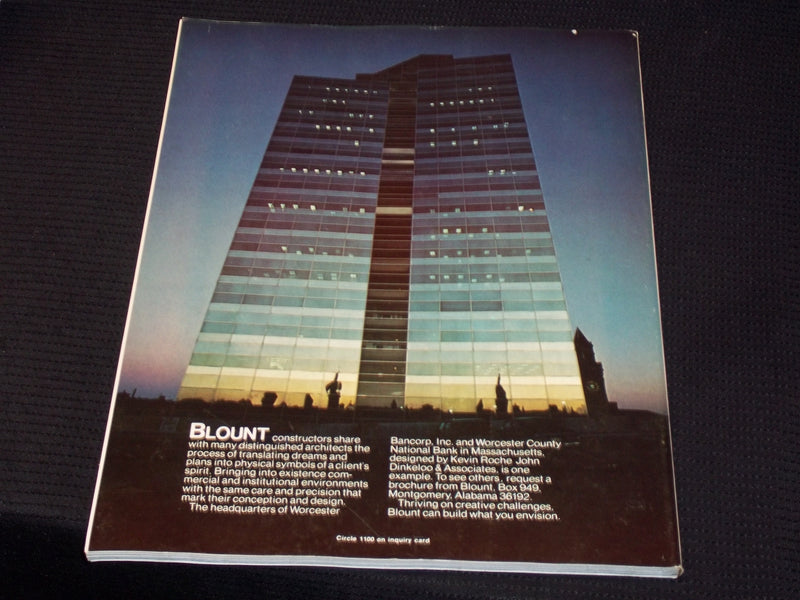 1981 MID OCTOBER ARCHITECTURAL RECORD MAGAZINE - PRODUCT REPORTS COVER - E 5947