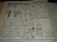 1929 APRIL-JUNE LE TEMPS FRENCH NEWSPAPER BOUND VOLUME - VB 17