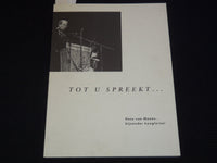 1992 TOT U SPREEKT SOFTCOVER BOOK BY HANS VAN MANEN - DUTCH - KD 5981R